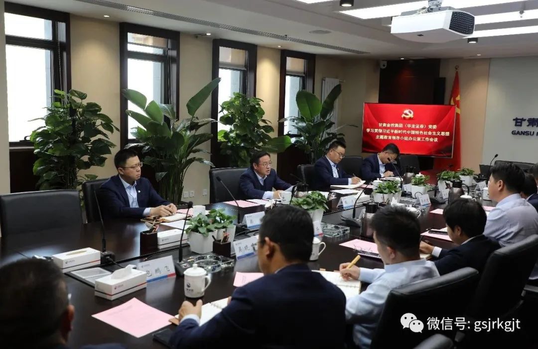 华体育app官网登录入口_华体育(中国)（华龙证券）党委主题教育领导小组办公室召开第二次工作会议